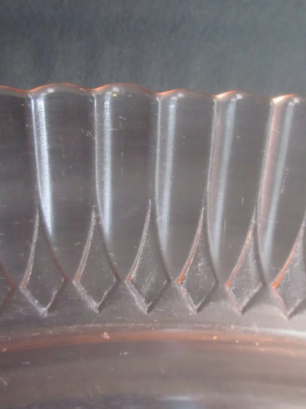 VGT. MACBETH-EVANS PINK PETALWARE OVAL PLATTER